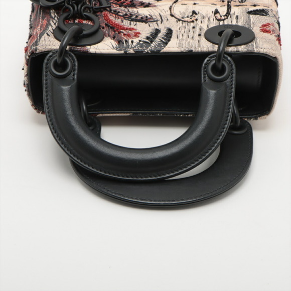 Christian Dior Lady Dior Leather 2WAY Handbag Beige - Picture 5 of 10